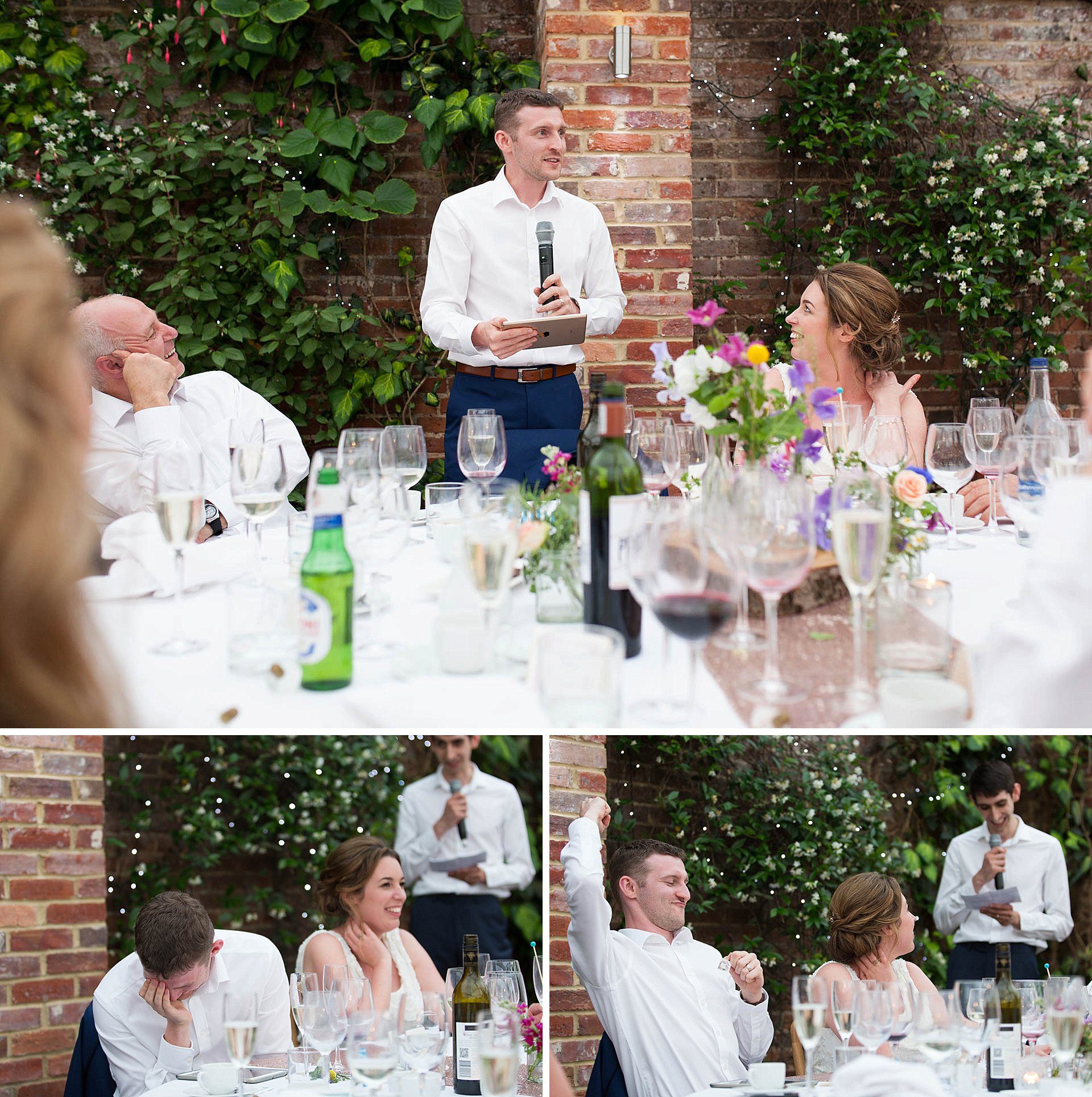 Surrey wedding - the speeches