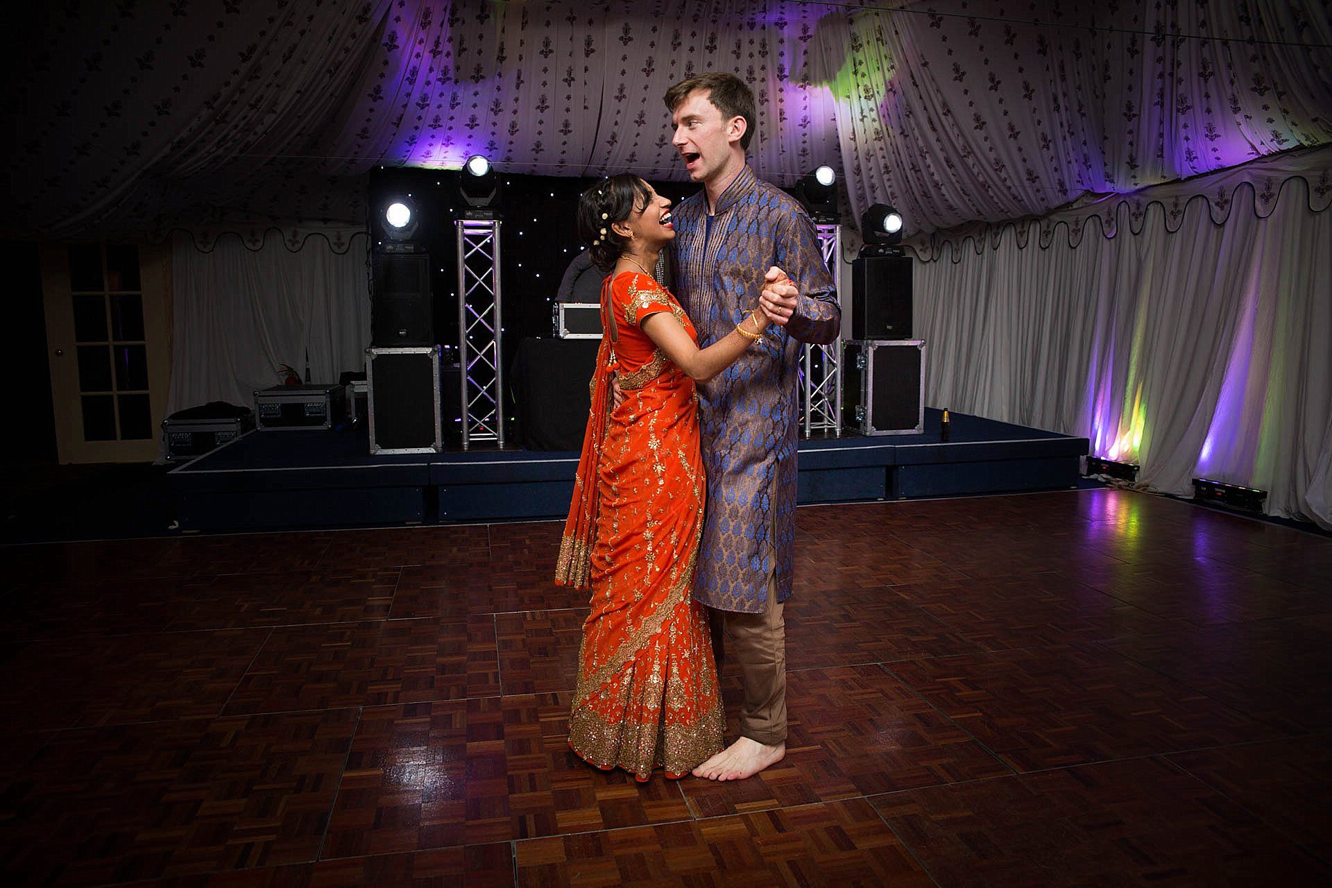 Nehal and Rob's first dance