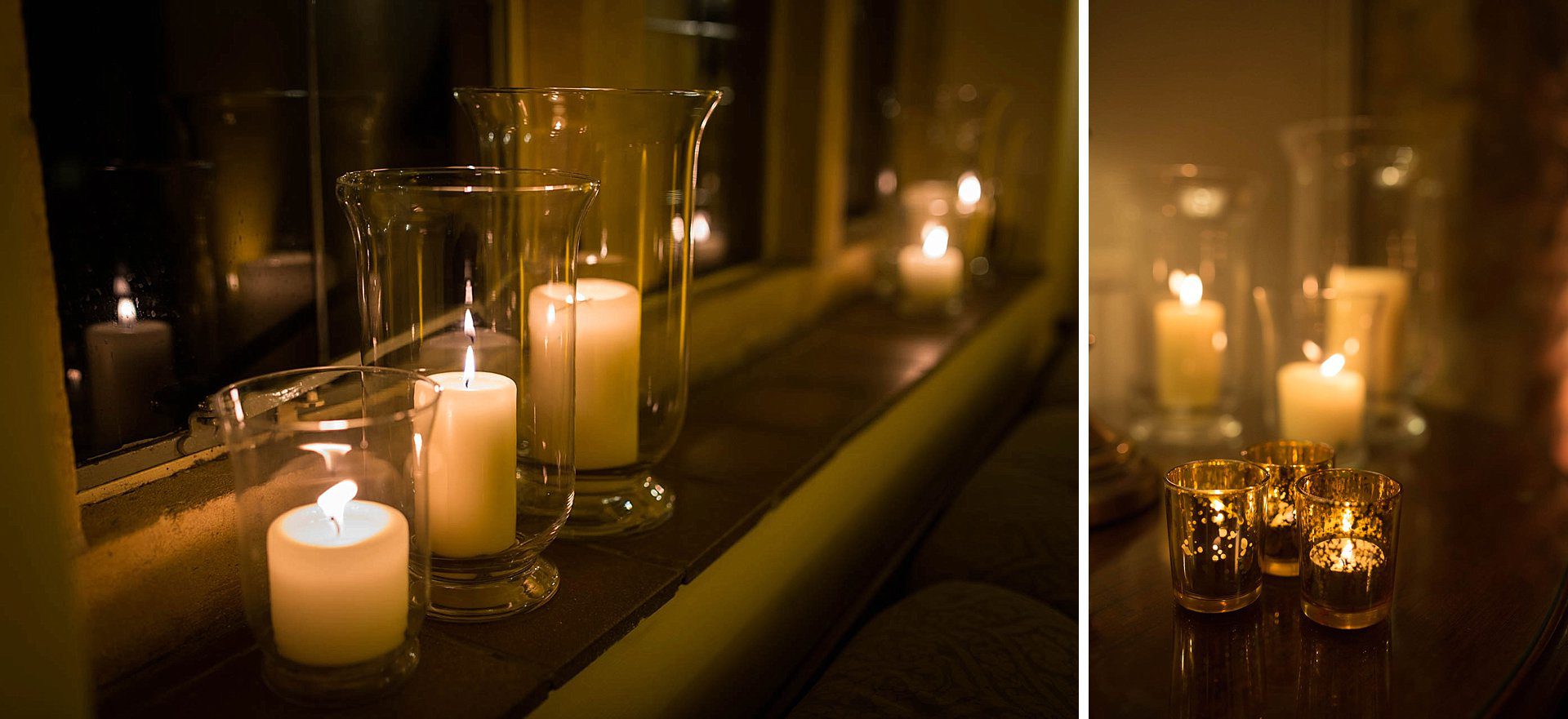 Cotswolds wedding - candles