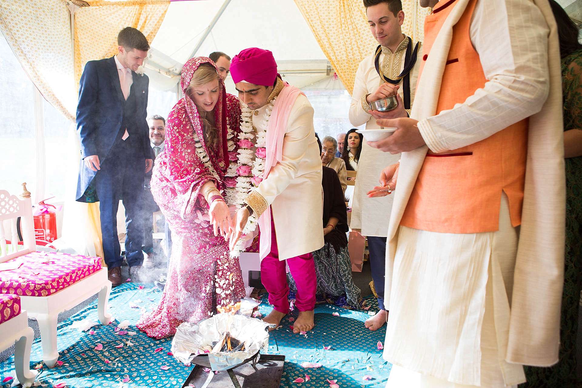 Shiplake College Hindu wedding ceremony