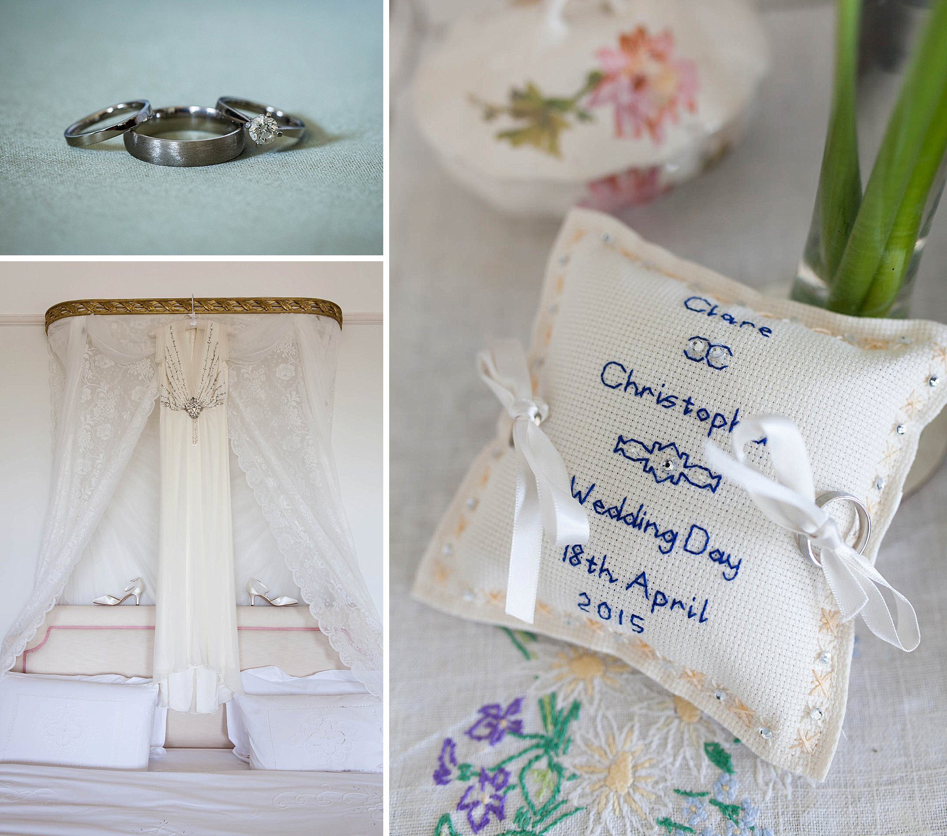 Bridal details at Poundon