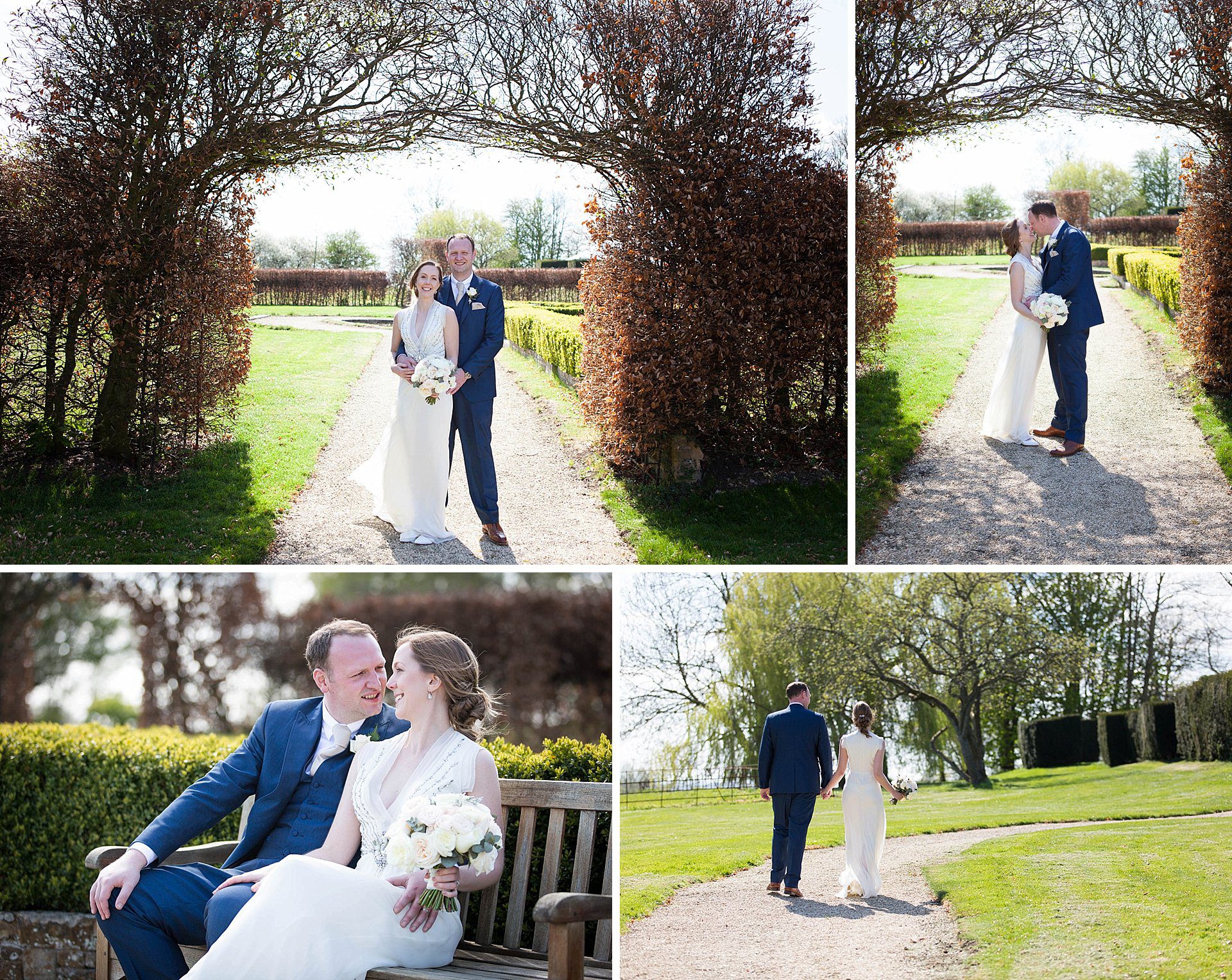 Wedding portraits at Poundon House