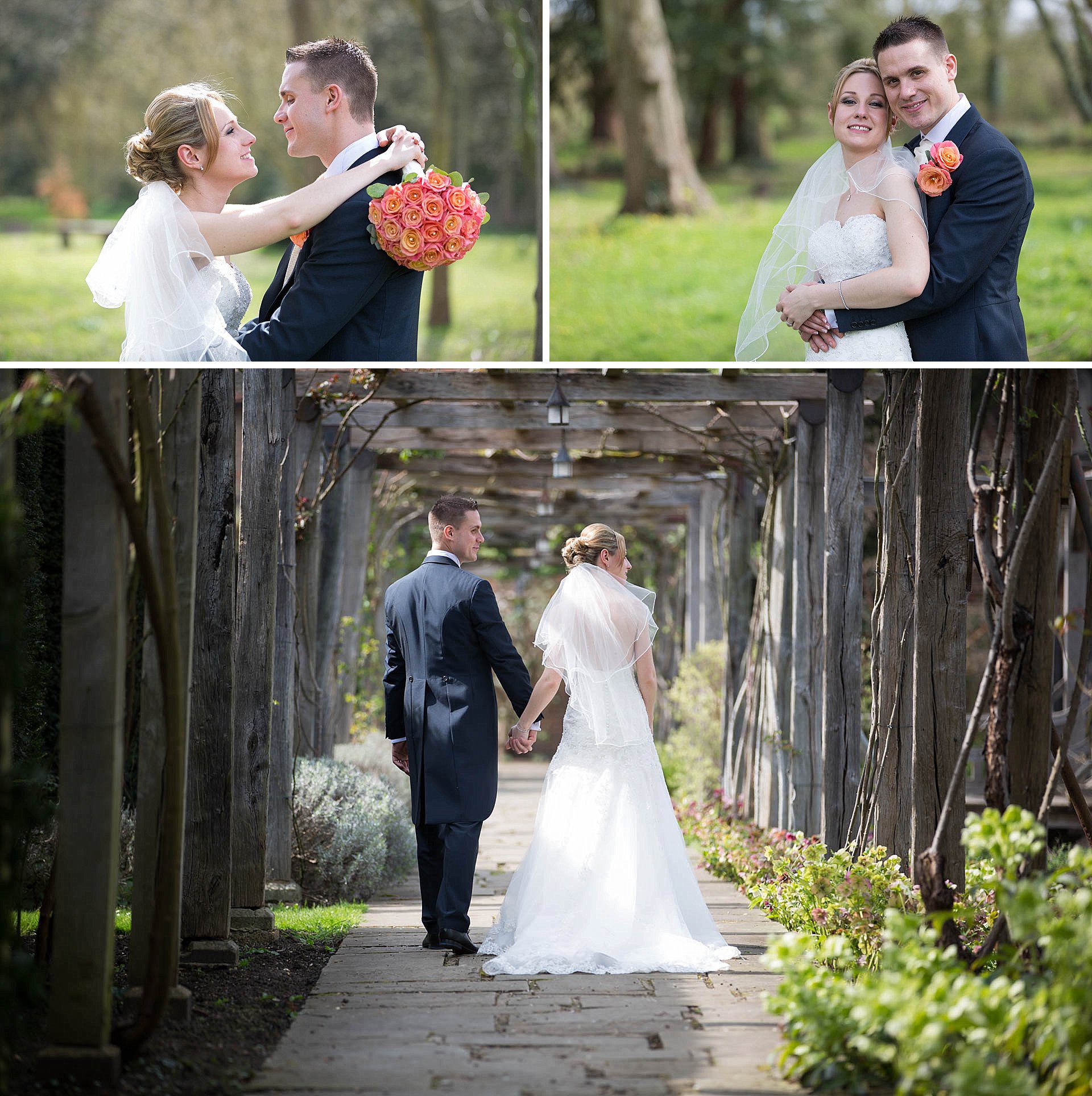 Wedding day portraits at Great Fosters