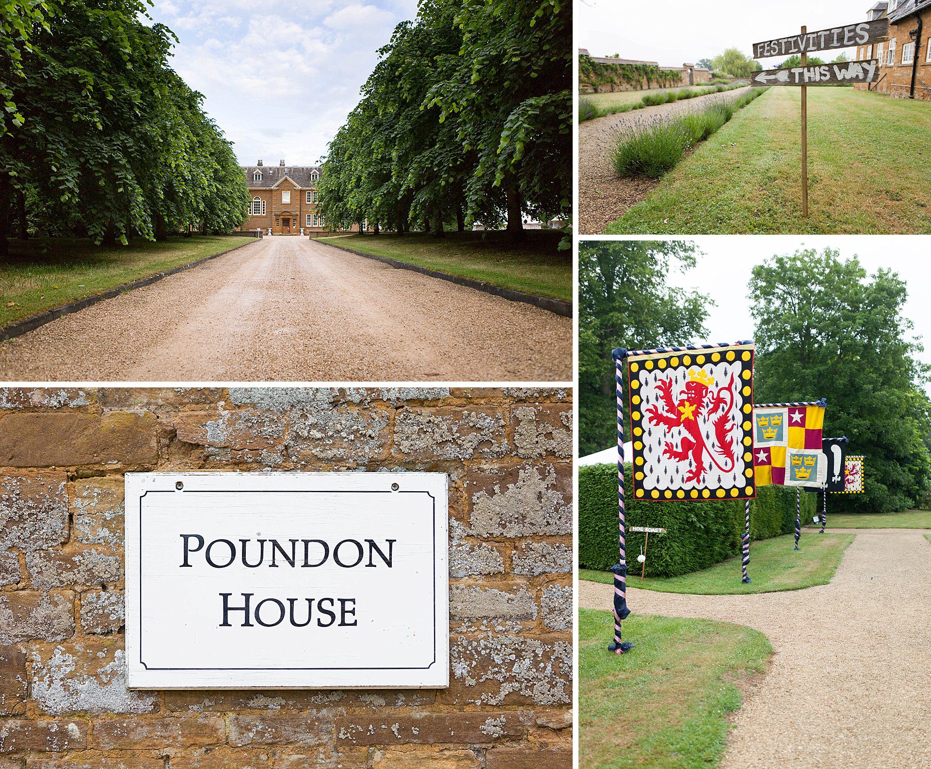 Poundon House medieval themed wedding