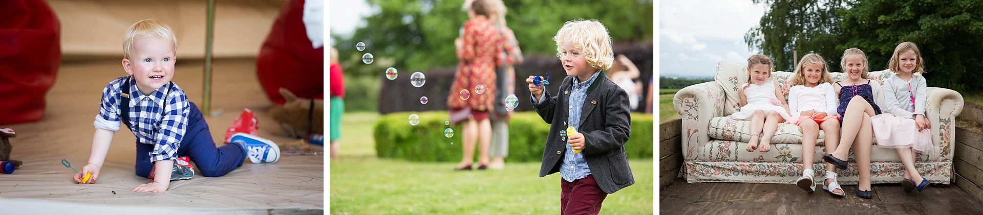 children at wedding