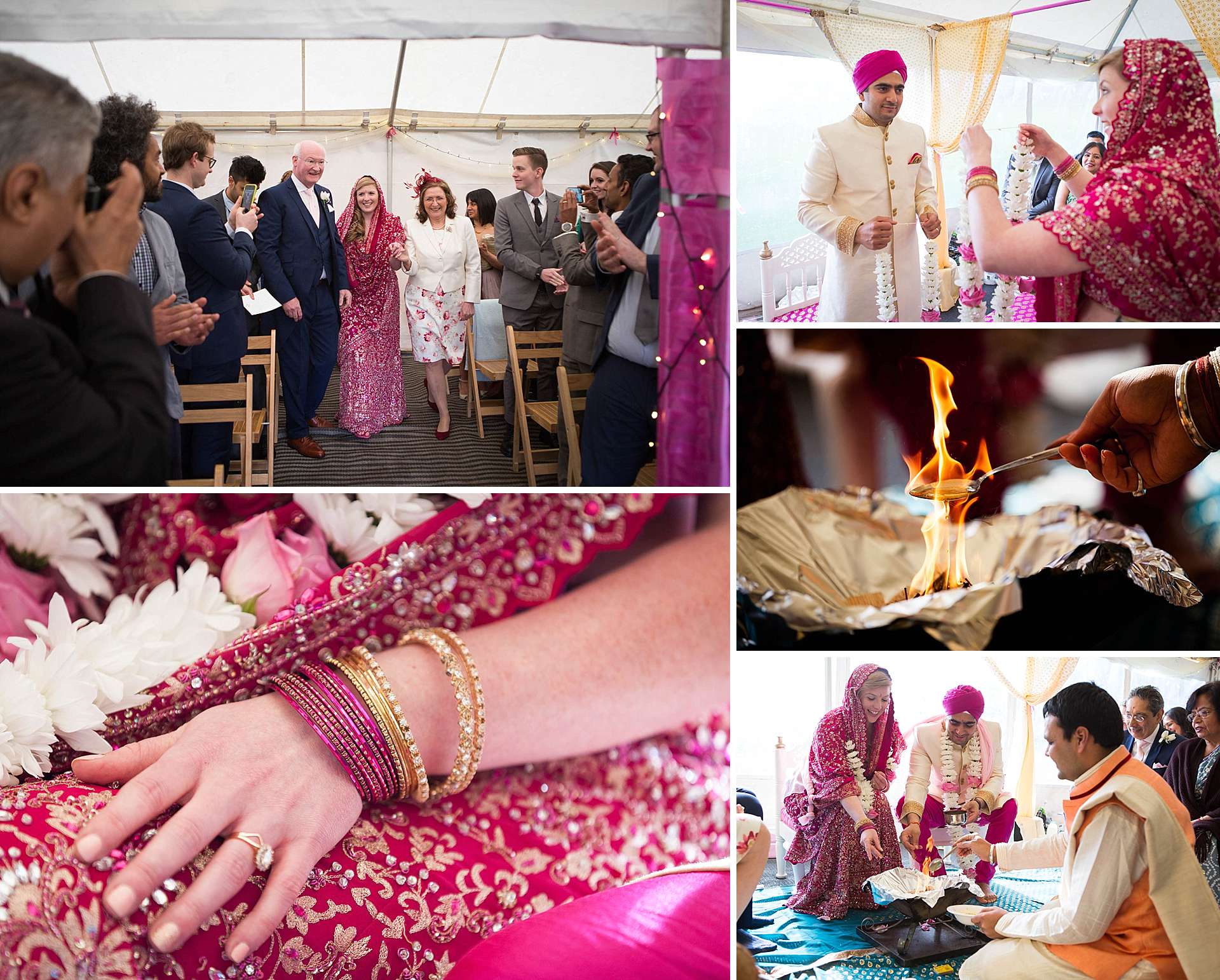 Hindu wedding at Shiplake College