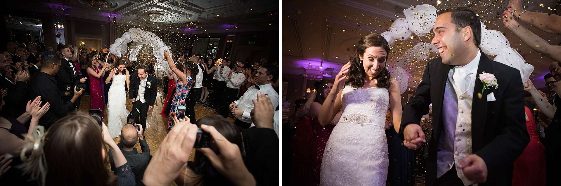 Entry of the bride and groom