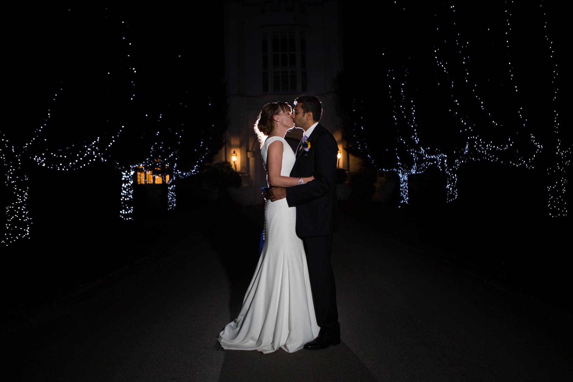 Bride and groom at Danesfield House
