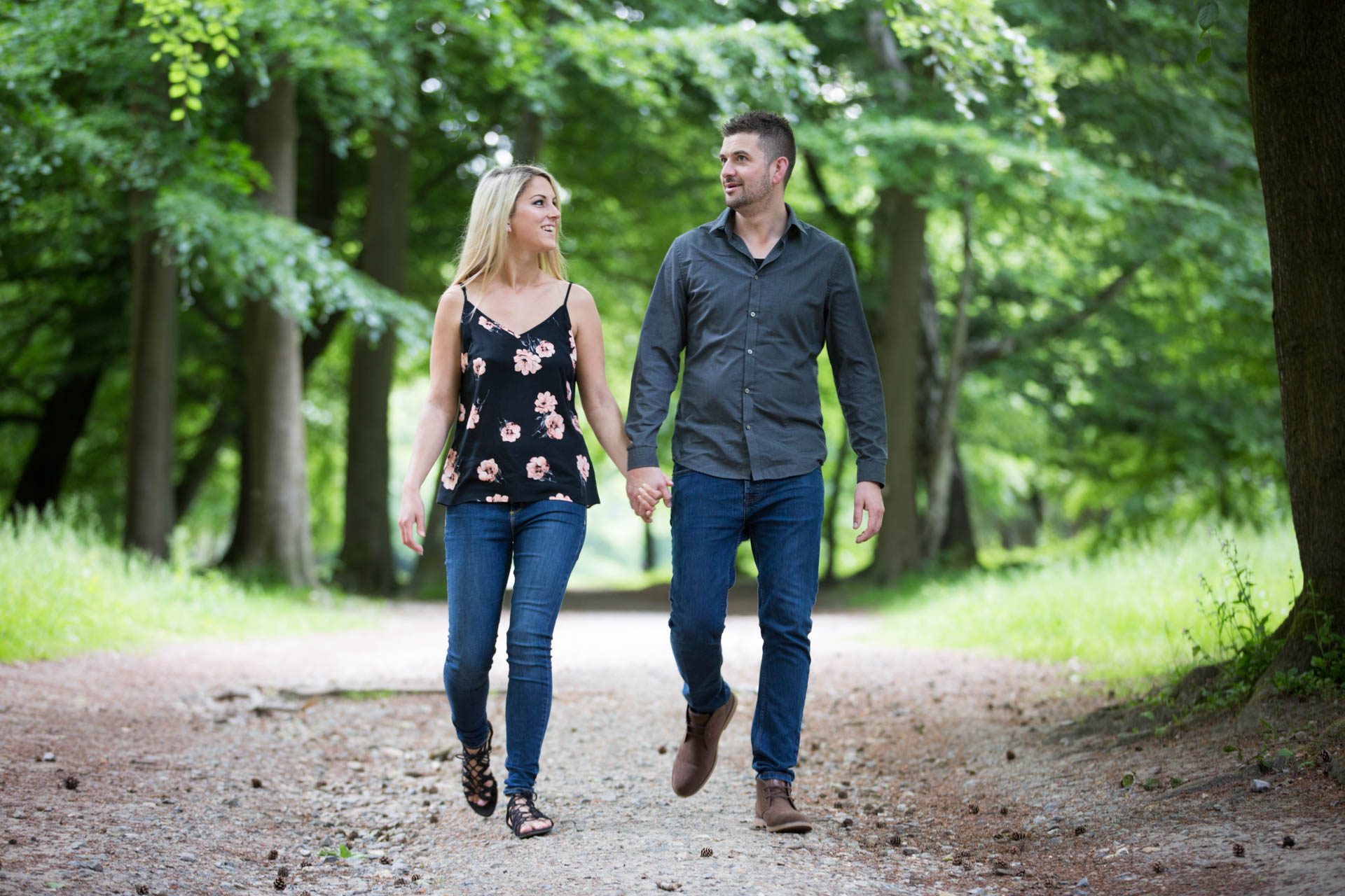 Virginia Water engagement shoot