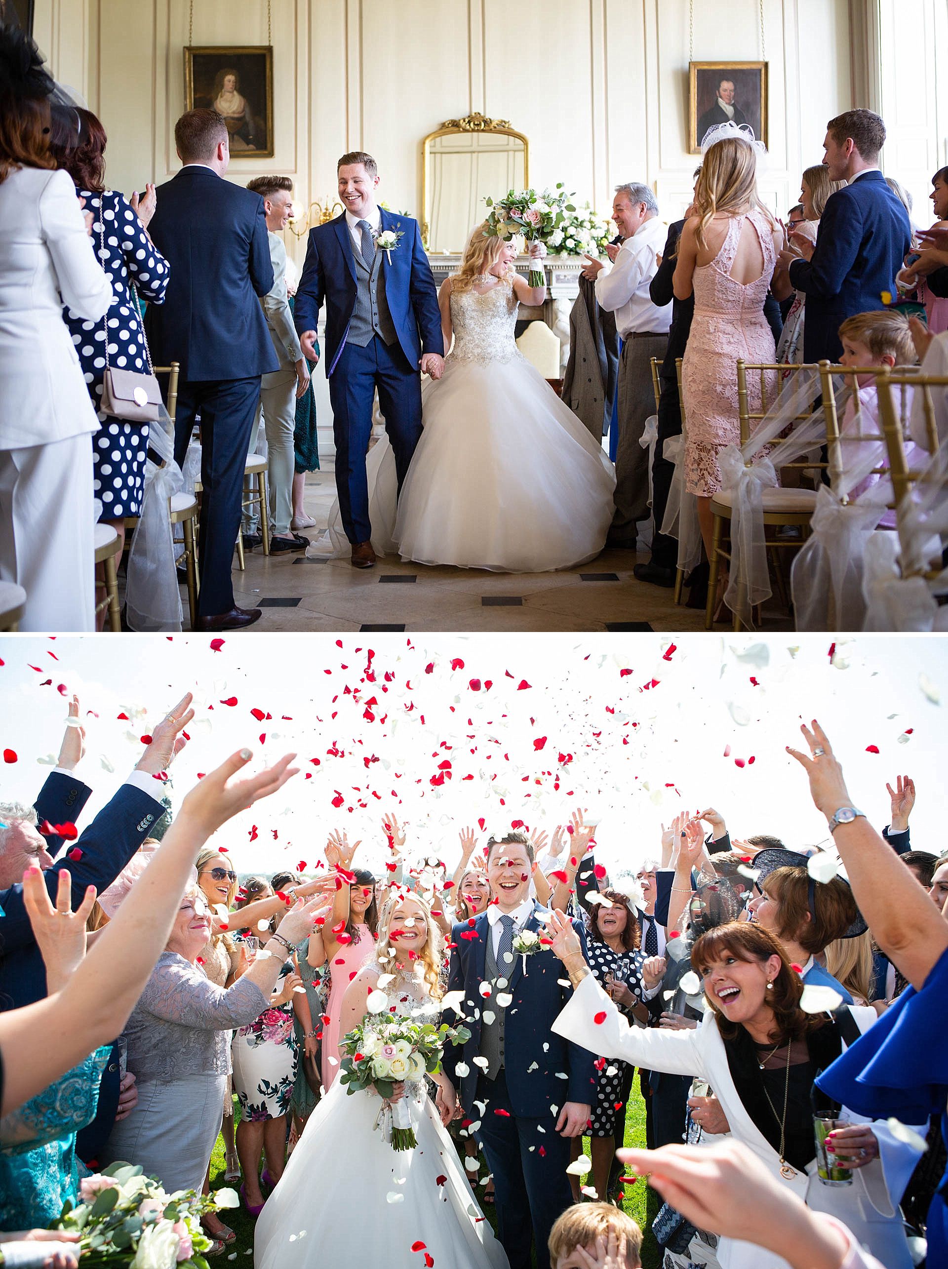Gosfield Hall - just married