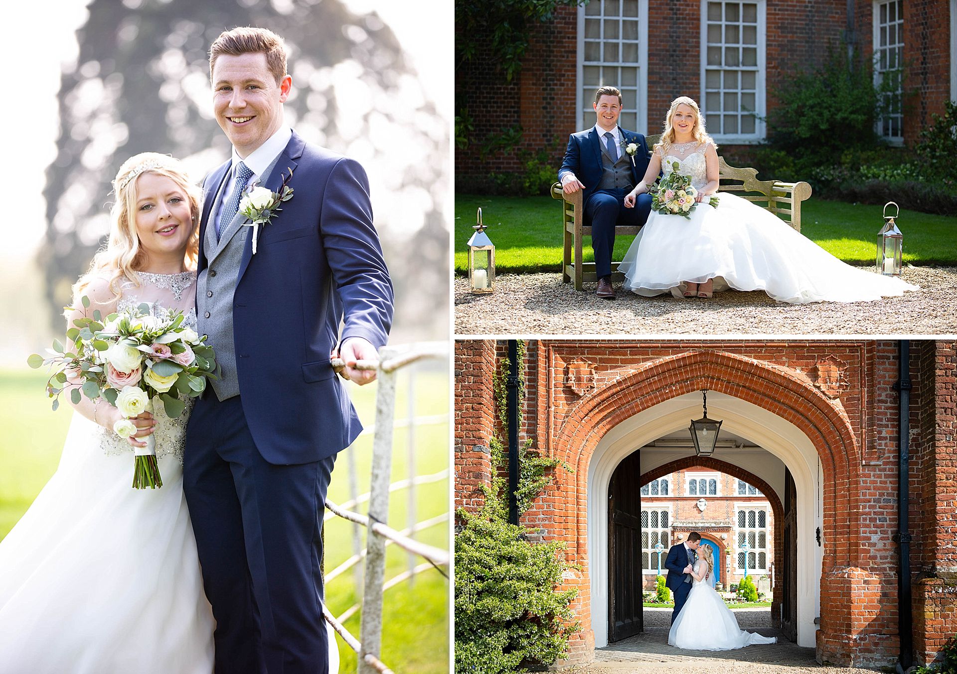 Wedding portraits at Gosfield Hall