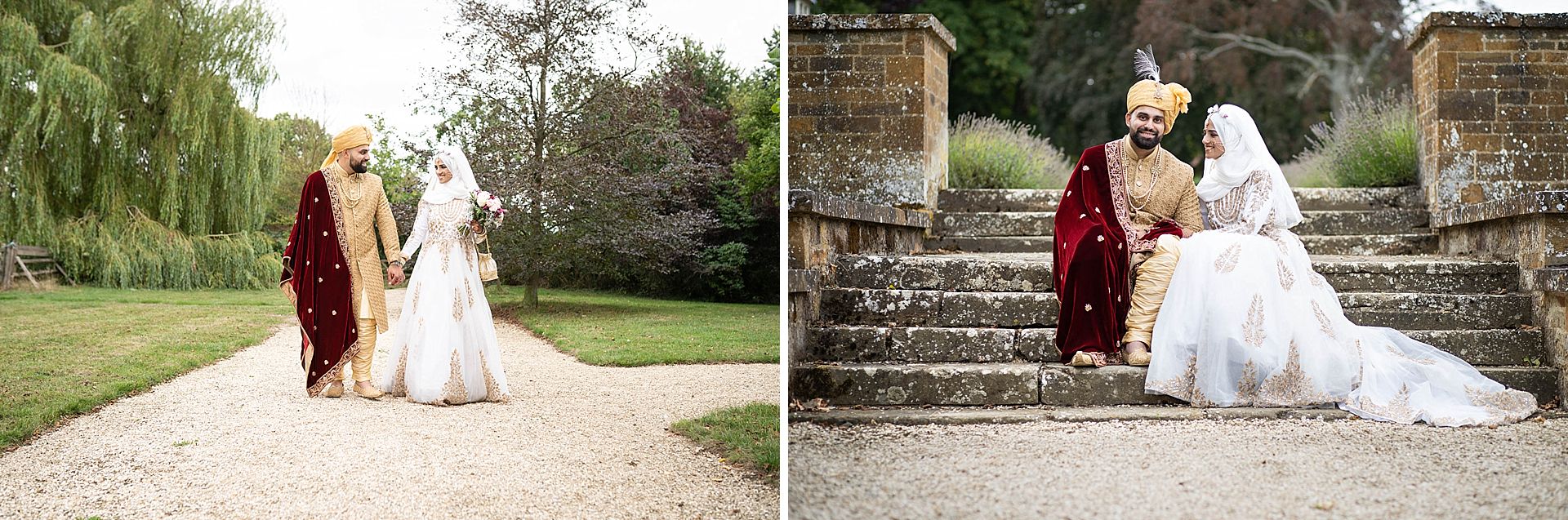 Natural wedding portraits