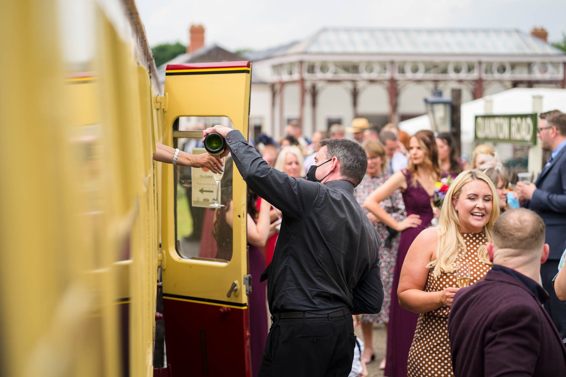 railway wedding