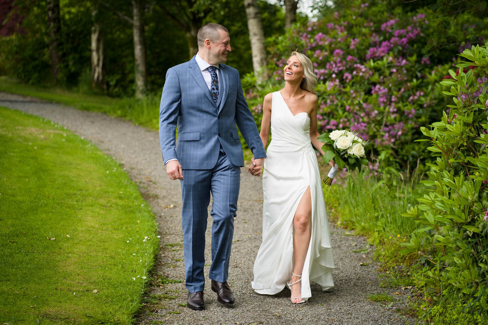 Natural wedding portraits