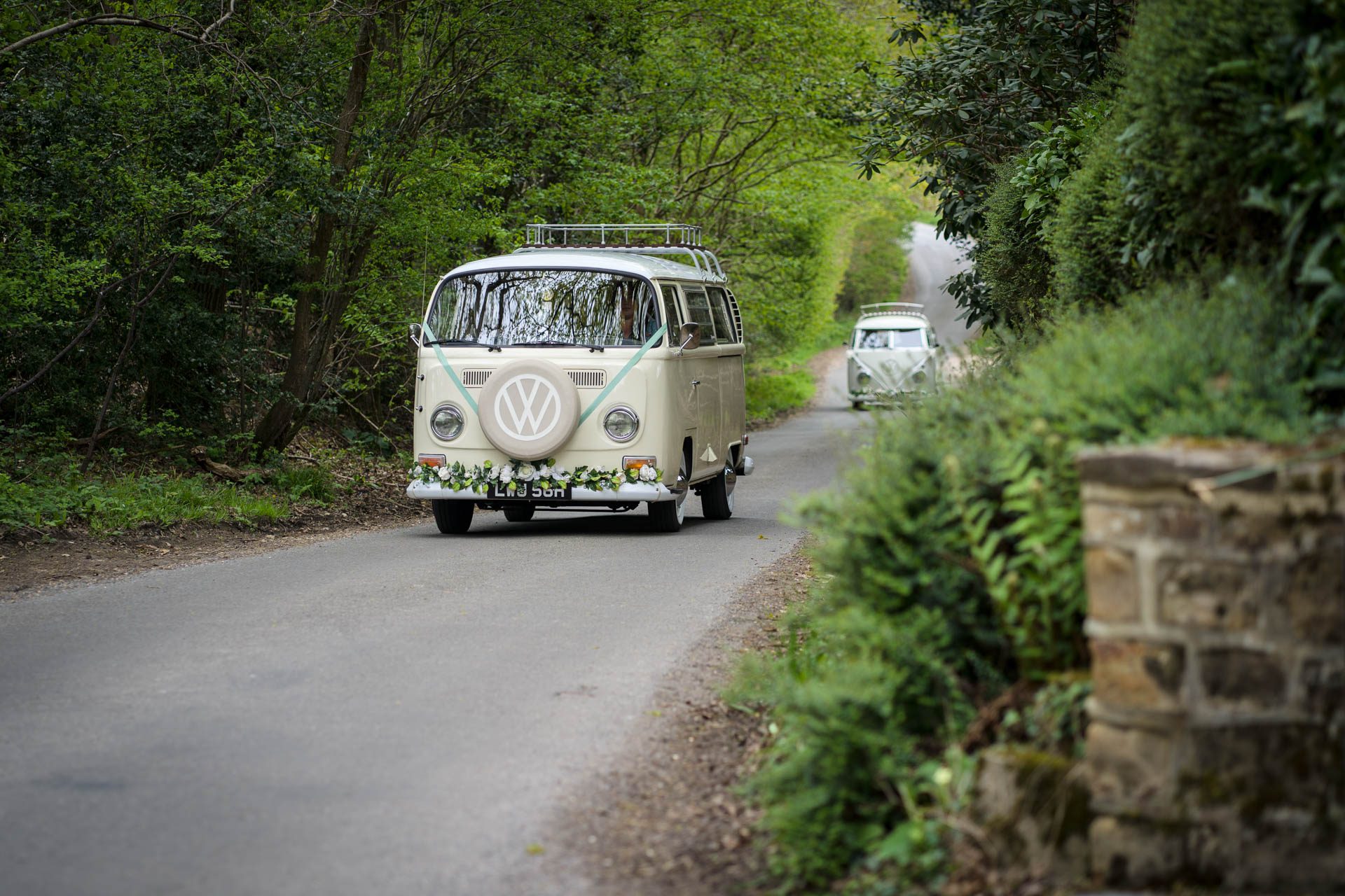 Wedding VW camper vans