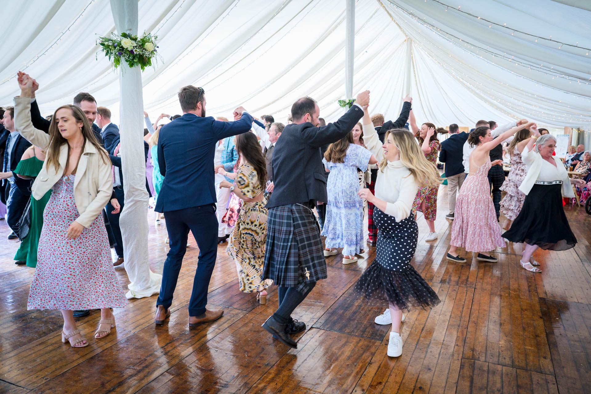 Scottish wedding ceilidh